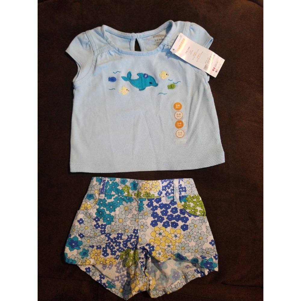 Gymboree sea splash 3‎ 6 months set